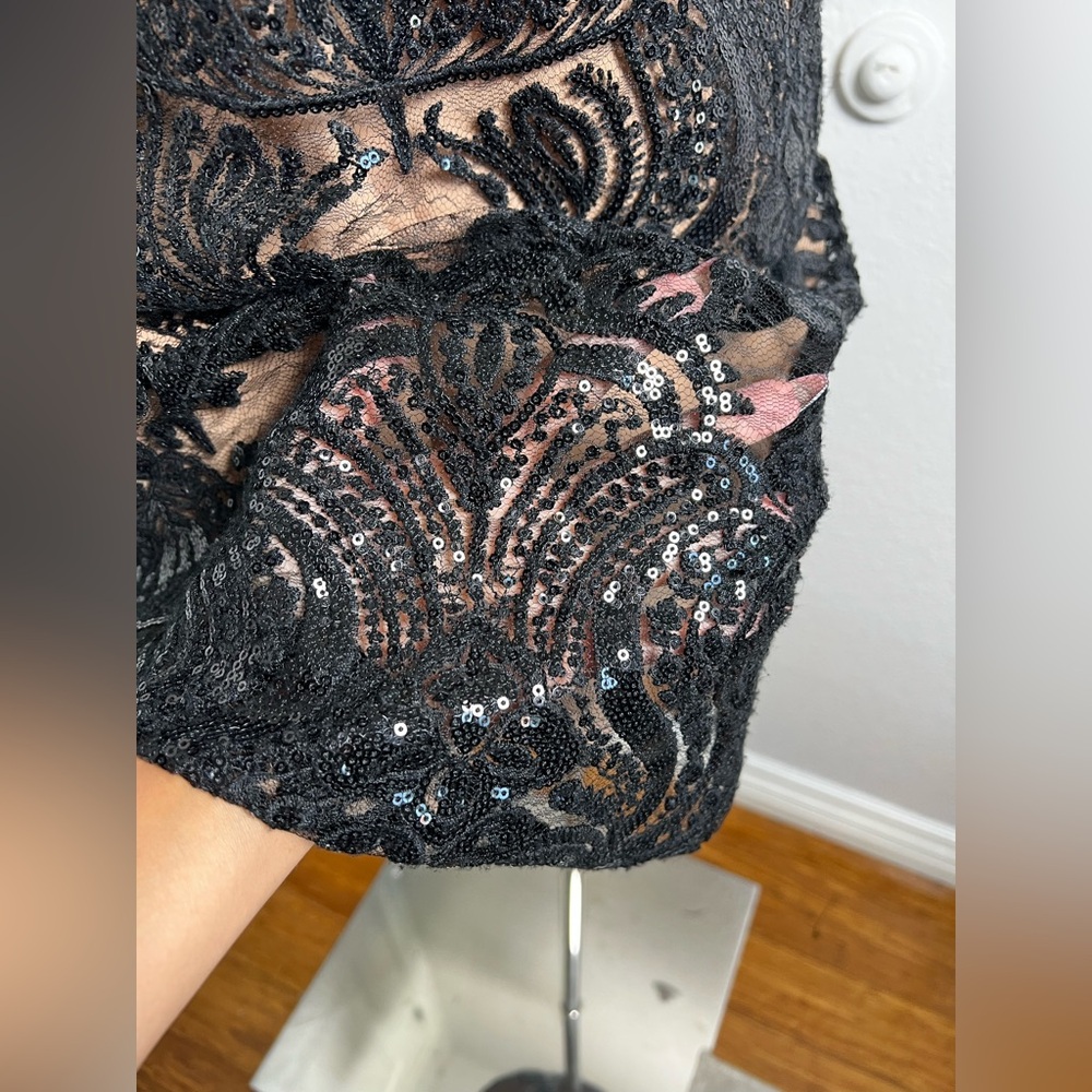 Free People Night Shimmers Mini Dress 0 - Picture 7 of 7